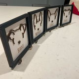 Custom Framed Dog Ear Drawing Pet Memorial Decor for Home E15