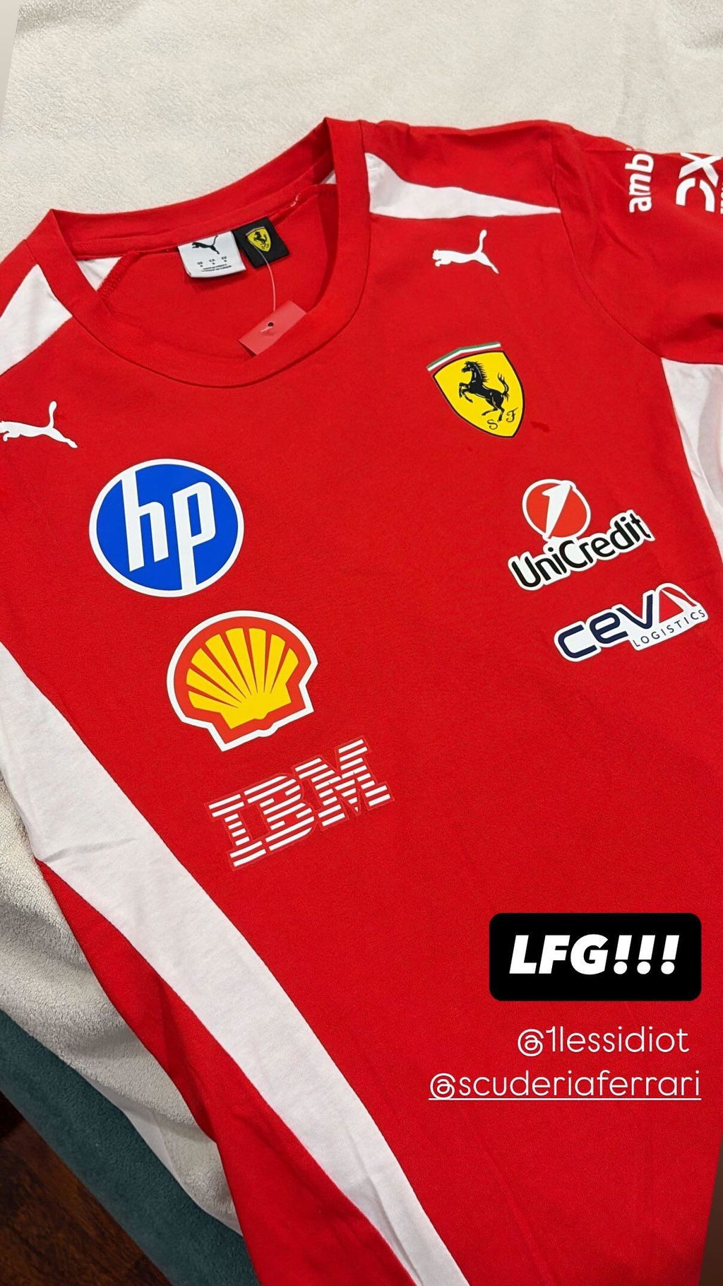 Scuderia Ferrari Driver's Jersey Tee 2026