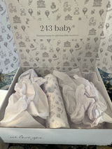 “Thank Heaven for Little Boys” Felt Nursery Banner – Blue & White