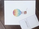 Single Nursery Wall Art Watercolor Print - Unframed 8x10
