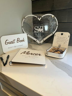 Personalized Wedding Guest Book Alternative – handmade drop box.