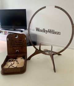 Wedding Guest Book Alternative -  Circle form (Wood)