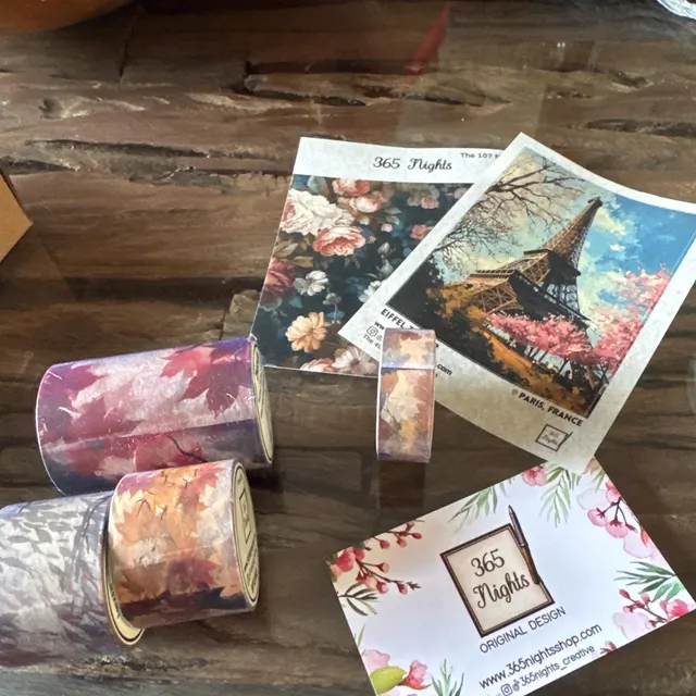 Amber Canopy - Autumn Leaves Washi Tape Set