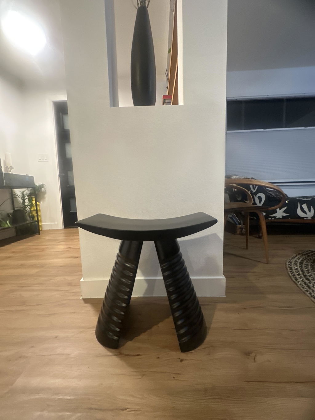 Labadi Black Bench Seat