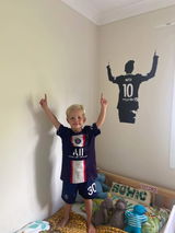 Personalised Soccer Player Football Wall Decal