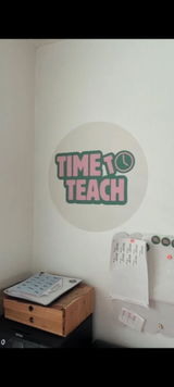 Logo Sticker Signage - Circle 40cm Fabric Wall Decal | A Creative Hart