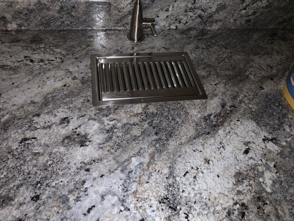Flush Mount 5" X 8" X ¾" Drip Tray | Beer Dispenser Catcher | S/S # 4