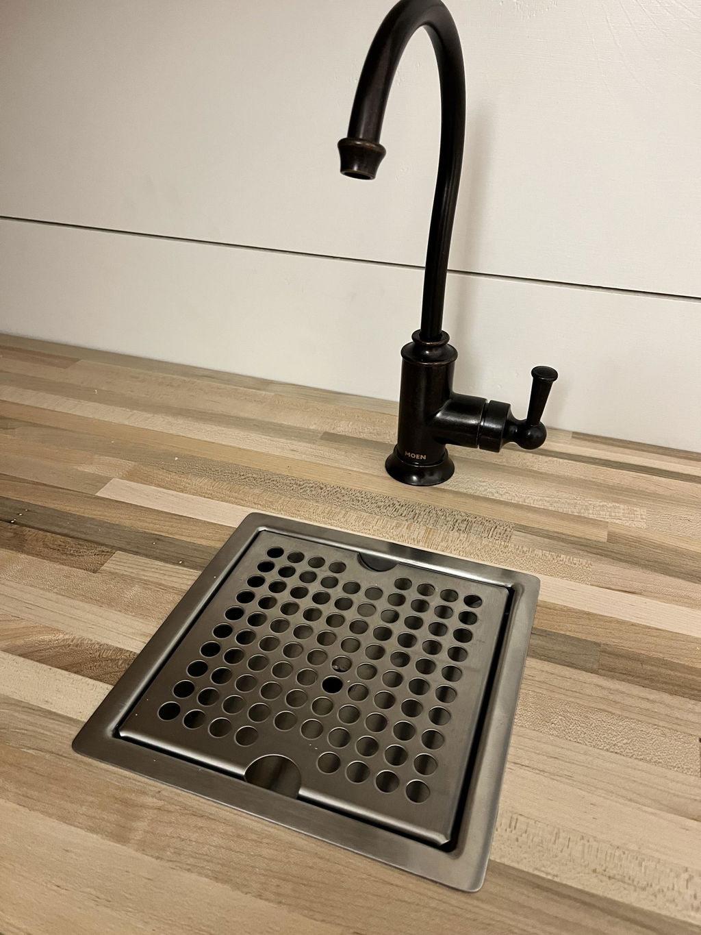 Flush Mount 6" X 6" X ¾" Drip Tray | Beer Dispenser Catcher | S/S # 4