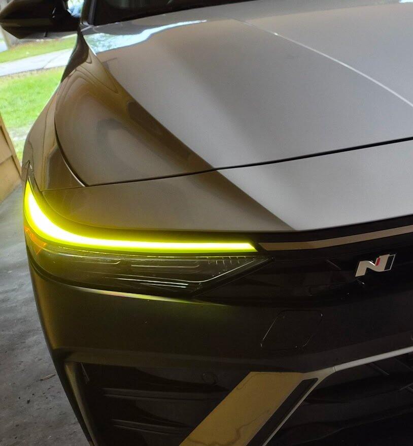Headlight Day Time Running Light DRL Tint for 2024+ Elantra and Elantra N