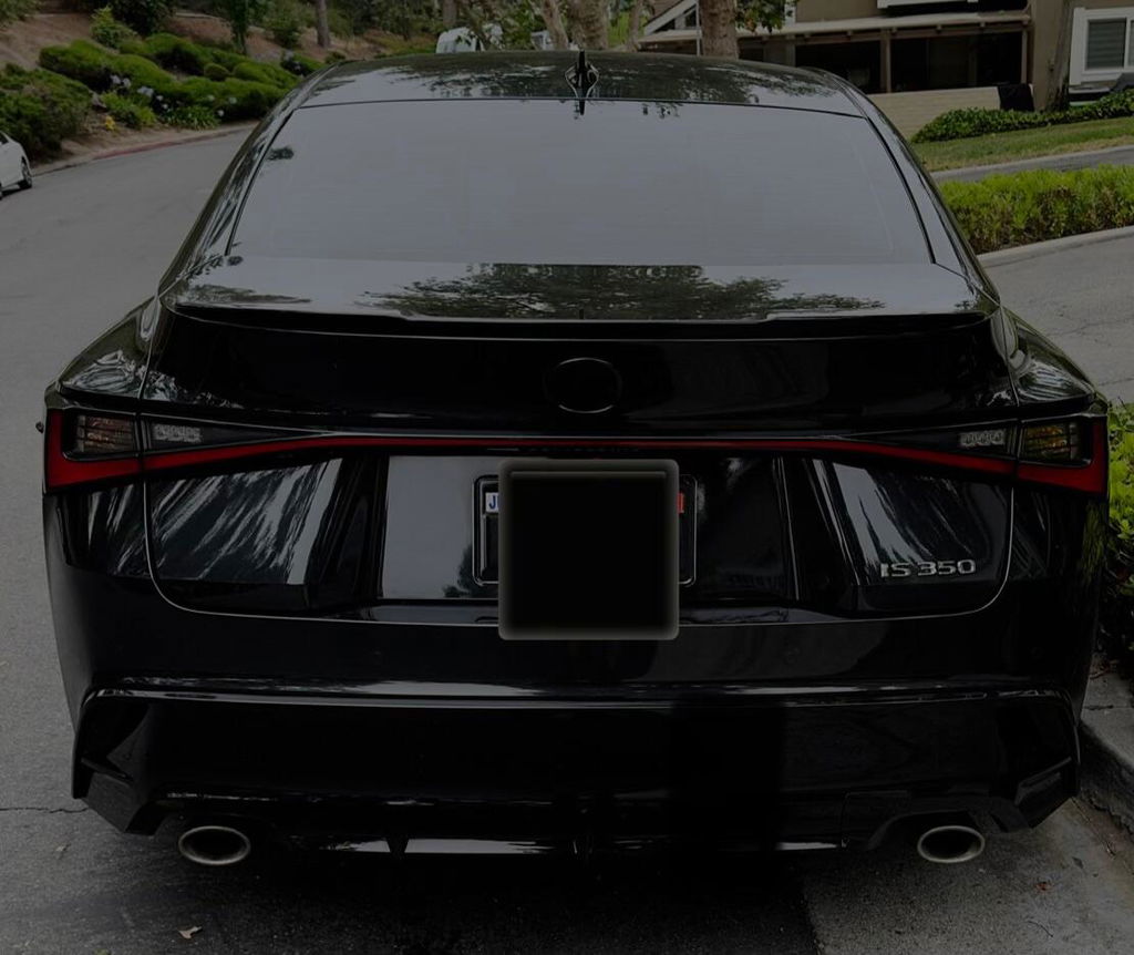 Rear Bumper Reflector Pre-cut Overlay Tint for 2021-2025 Lexus is 300 350 500