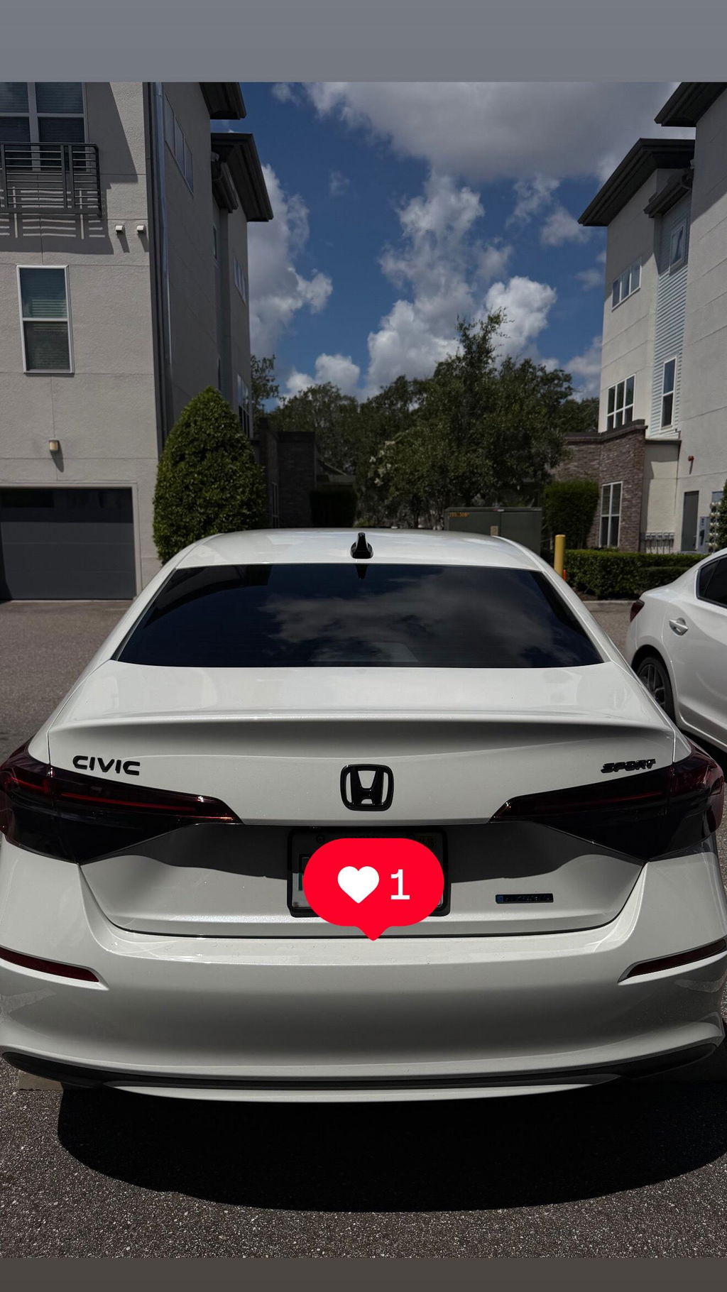 2022+ Honda Civic Sedan Tail Light Tint Pre-Cut Overlay