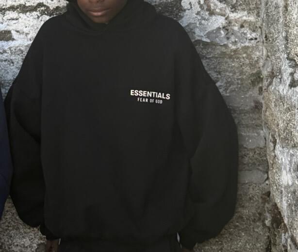 Fear of God Essentials Fleece Hoodie II Black FW24