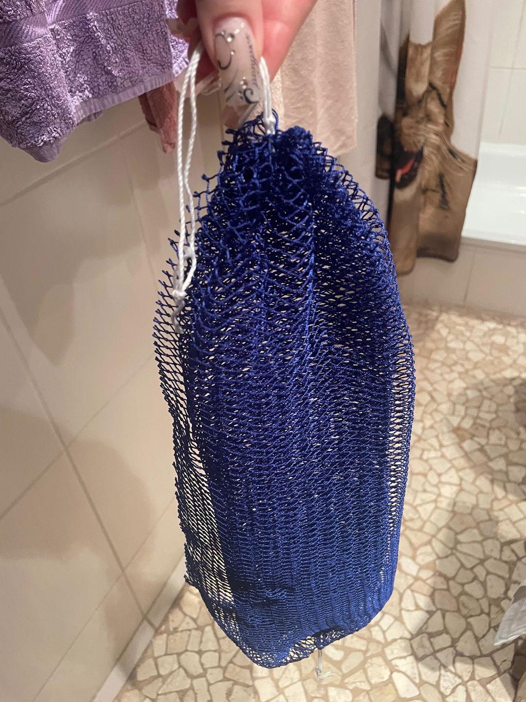 2 PCS Authentic African Exfoliating Net Bath Sponge