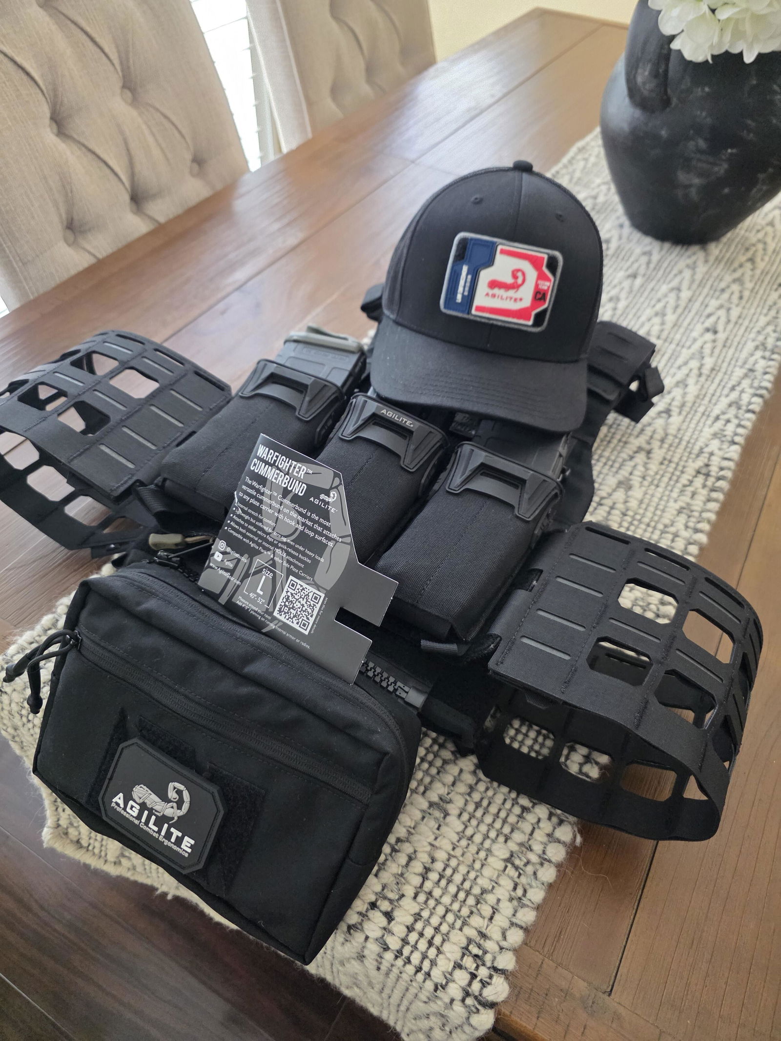 Warfighter™ Plate Carrier Cummerbund with quick release option