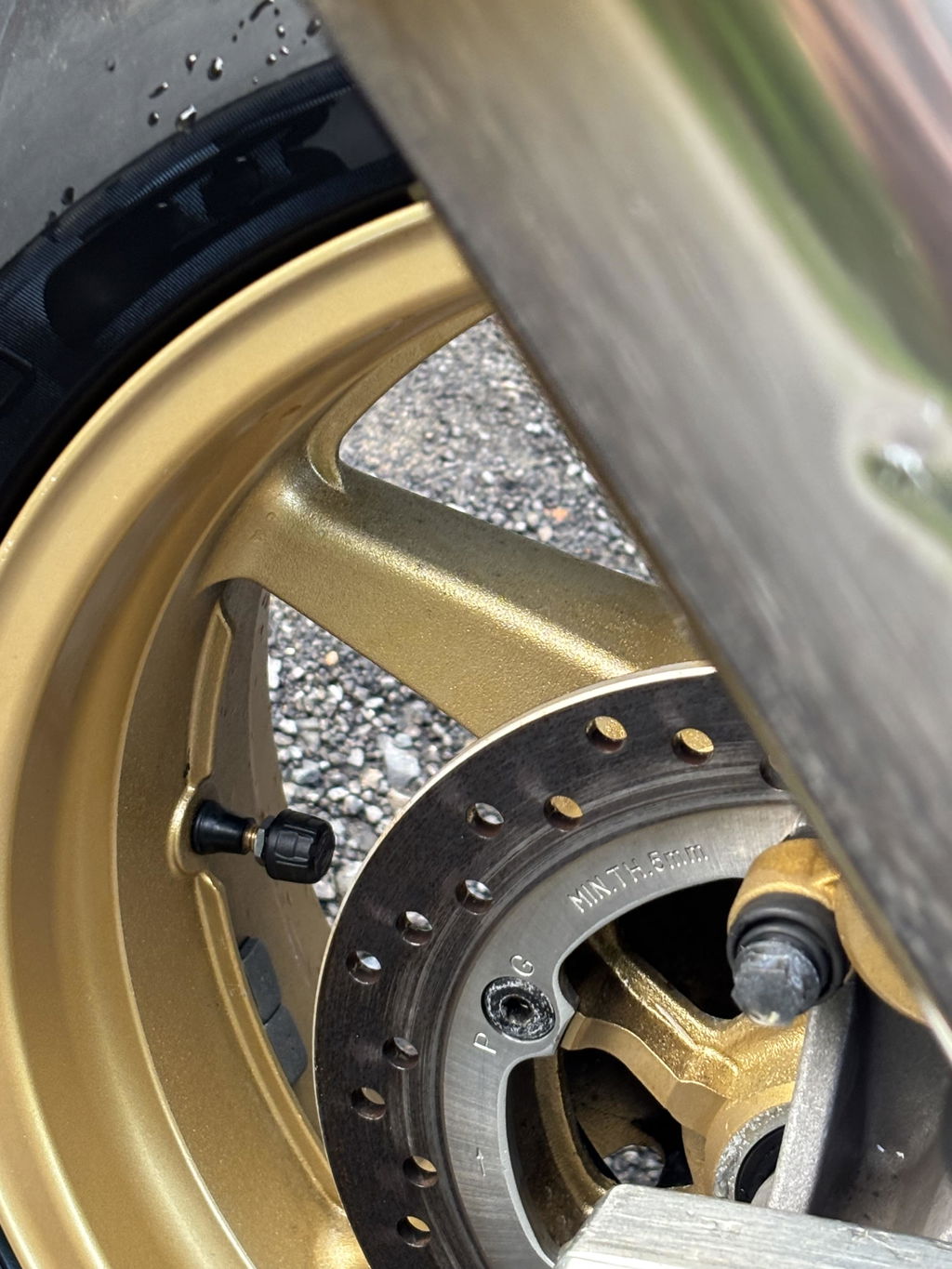 外付け式 バイクタイヤ専用空気圧センサー MFP0019 AIO-5 Lite