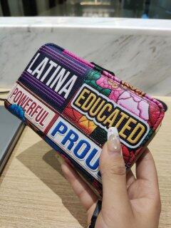 Educated Powerful Proud - Personalized Custom Phone Leather Wallet - HG29PW