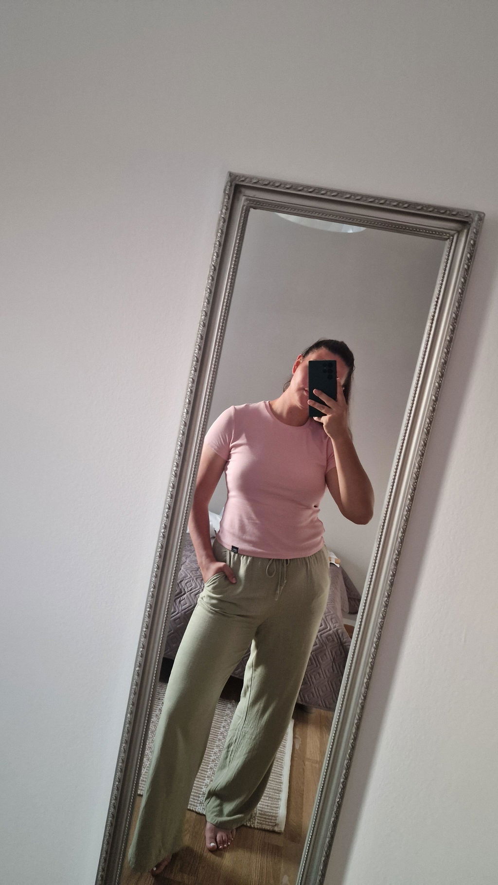 Riva Ribbed T-shirt - Rose