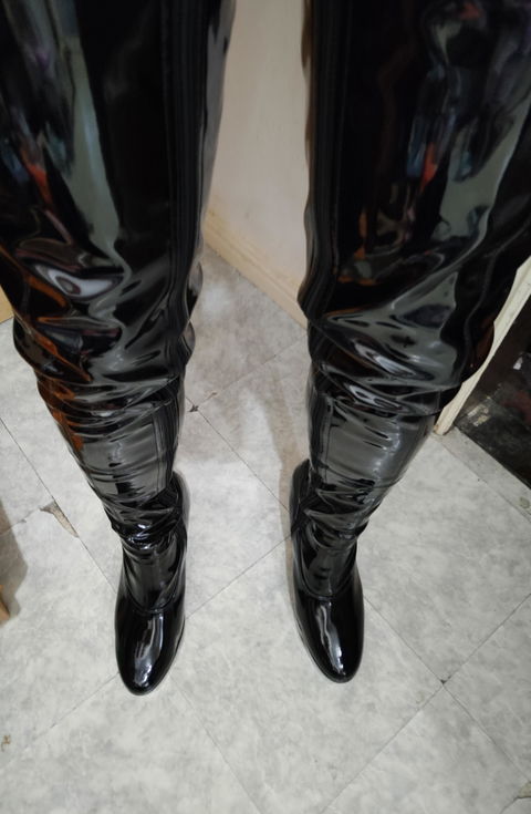 Pleaser Electra 3000Z Womens 5" Heel, Platform Stretch Fit Thigh High Boot