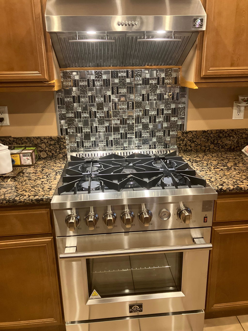 FORNO Bari Espresso 30" Under Cabinet Range Hood in Stainless-Steel, FRHUC5255-30