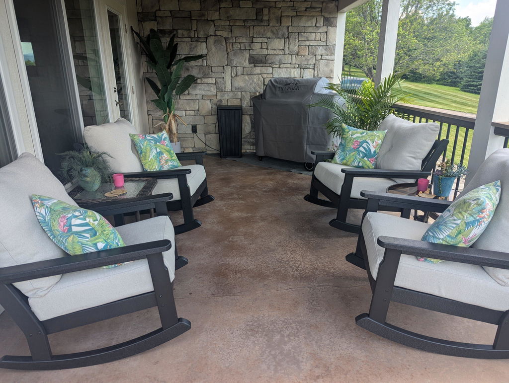 POLYWOOD Vineyard Deep Seating Rocking Chair