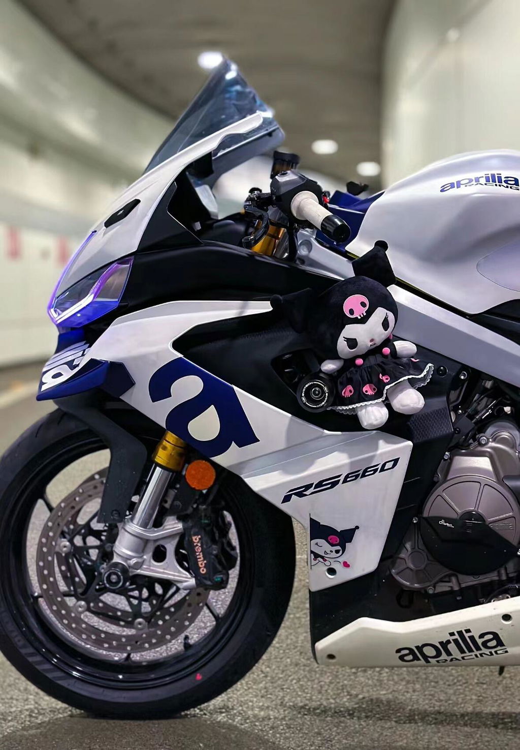 Amotopart Aprilia 2020-2024 RS660 White Logo Fairing Kit