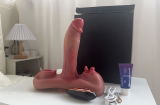 Cushion Style Realistic Dildo Thrusting Heating Sex Machine