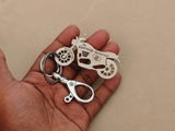 Personalised Bike Keychain