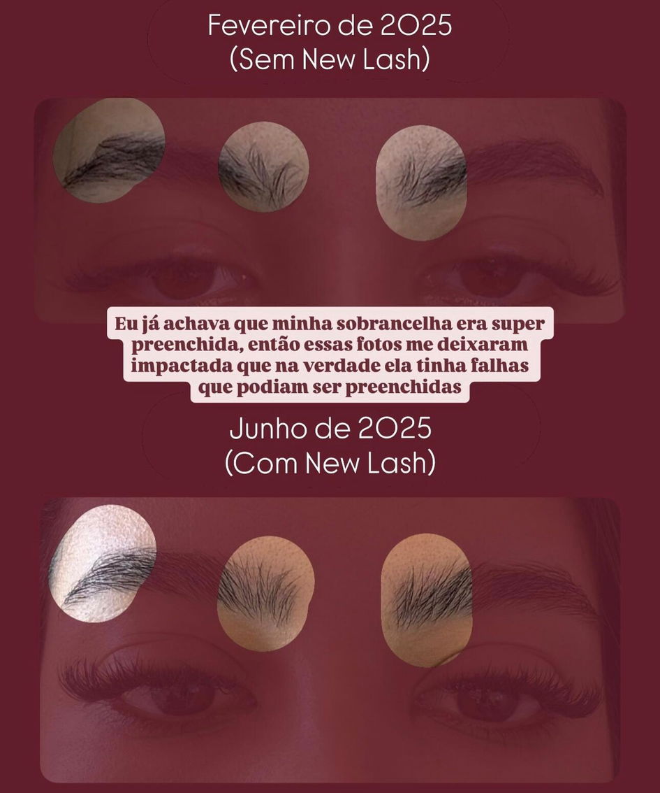 Sérum Fortalecedor de Cílios e Sobrancelhas New Lash - 3,6ml