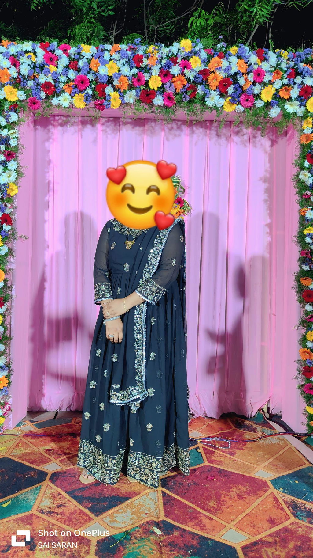 Pakistani Actress Sajal Aly Black Gown For Wedding