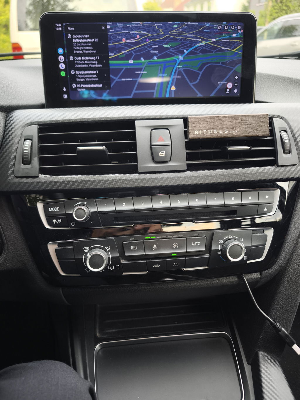 10.25" Wireless CarPlay Android Auto Car Multimedia Display For BMW Series 3 4 F30 F31 F34 F32 F33 F36 F80 CIC NBT Head Unit Screen
