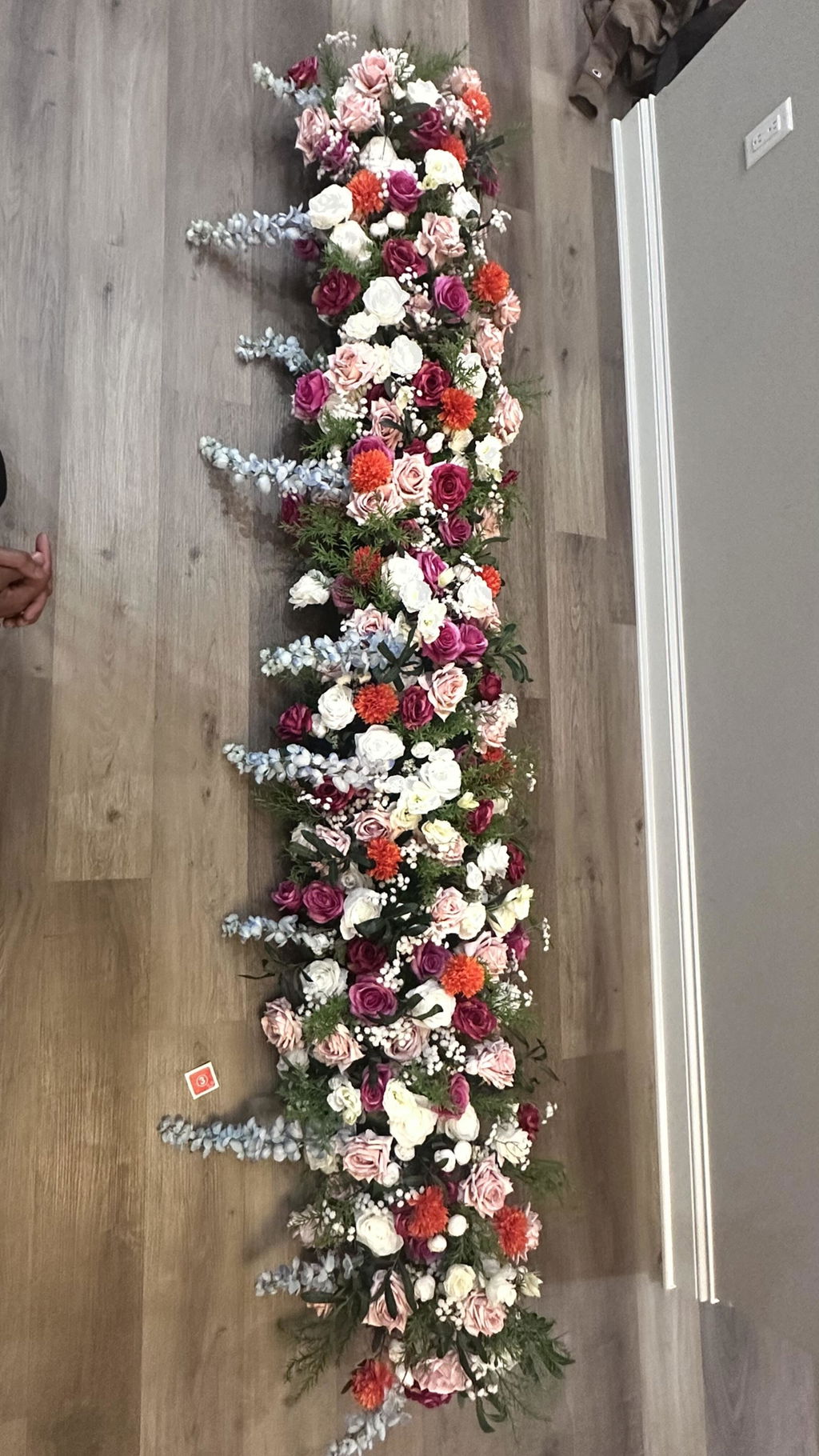 Pink White 5D Wedding Backdrop Floral Arrangement A023 A5003 A7648