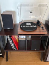 Angels Horn H00501 Hi-Fi Bluetooth Turntable with Stereo Bookshelf Speakers