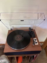 Angels Horn H019 Hi-Fi Bluetooth Turntable with Built-in Speakers vintage record player