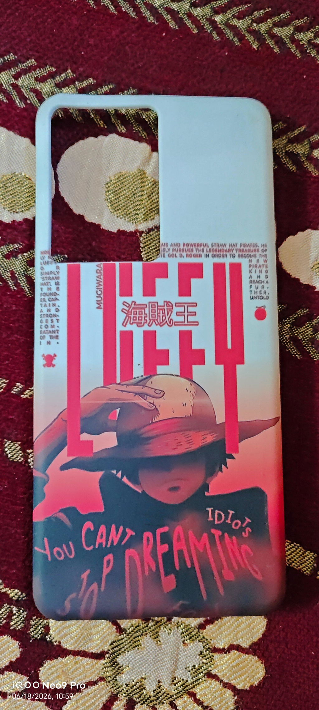 Luffy Dreaming Phone Cover