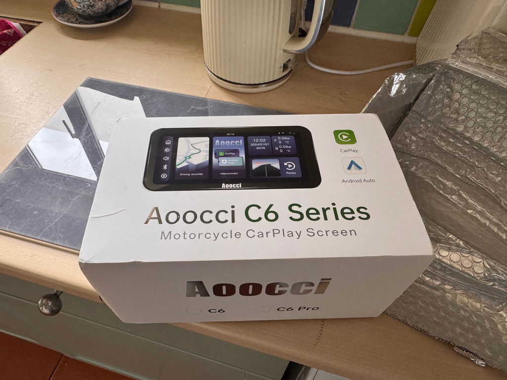 C6 Pro Motorcycle Dash Cam – Wireless CarPlay & TPMS | Aoocci