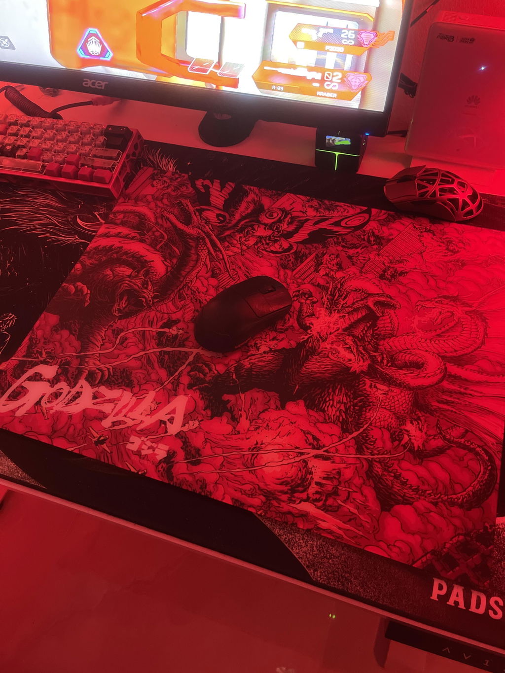 GODZILLA 2.0 - LUNAR SPEED Glass Pad