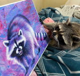 The Raccoon (Trash Animals) - Fine Art Print
