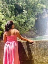 ASHIARA PRINCESS MAXI DRESS - Pink