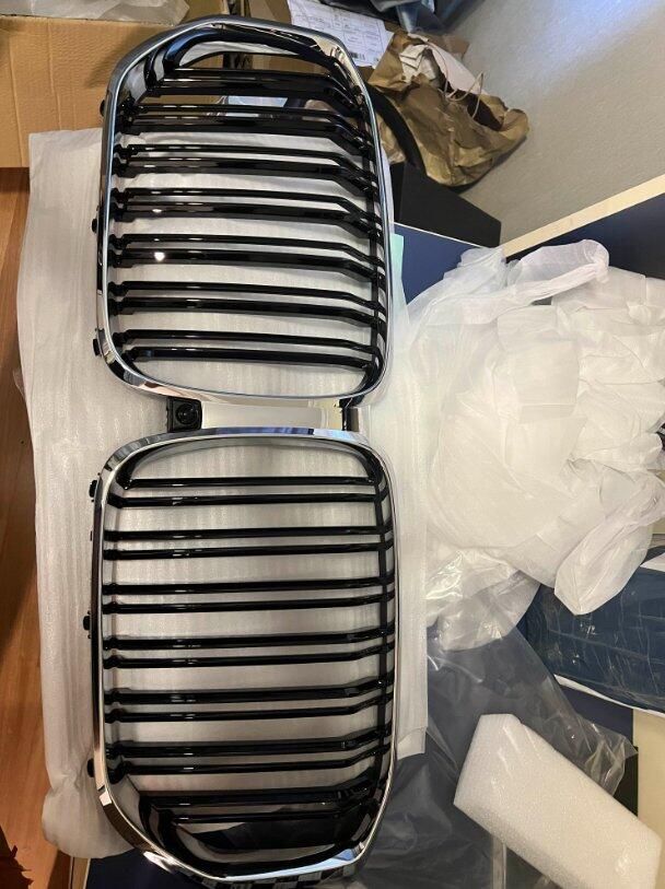 2016-2018 2PCS Fog Light Cover Grille Grill Fit AUDI A4 B9 S-Line S4