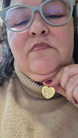 Collar con dije de corazón