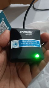 Evolute GeoSync-A1 & B1 GNSS GPS Receivers for BOM, CBI, BOB, UPGB Bank CSPs