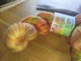 Auburn Merino Silk Sock Yarn 100g Skein – 50% Superwash Merino Wool & 50% Silk