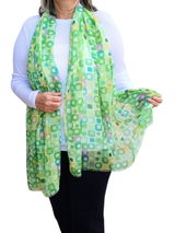 Super Soft Summer Scarf: Vibrant Colours