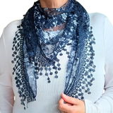 Glitter Triangle Scarf – Lightweight & Sparkly
