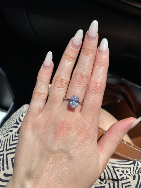 Elizabeth 3CT Oval Diamond Ring