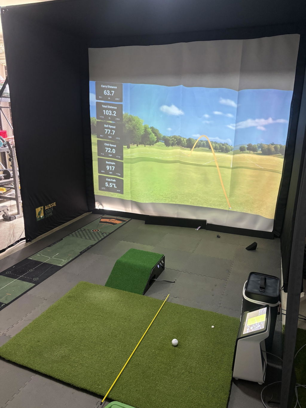 Golf Simulator Enclosure Kit | The RooBox