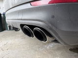 3-Layers Silver Exhaust Tips For Porsche Cayenne 9Y0 9Y3 2019-2026
