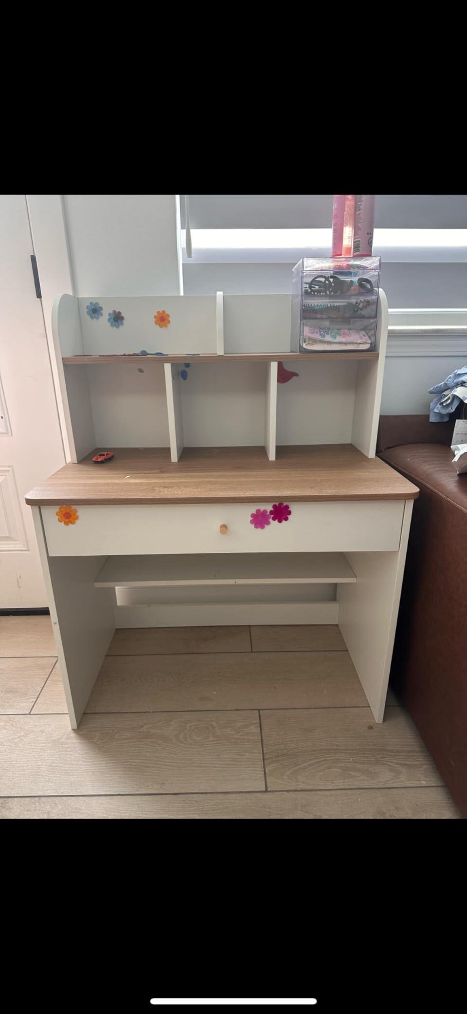 HONEY JOY Kids Wooden Study Desk