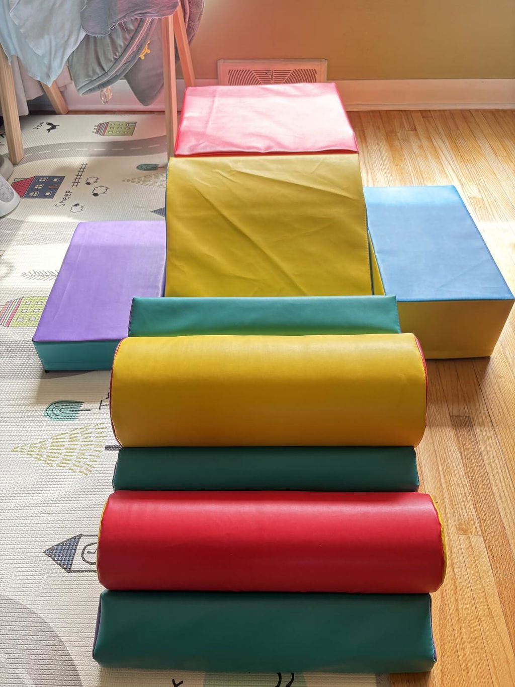 7 Pcs Foam Building Blocks Set for Kids, Creative Learning Toy Set for Toddlers
