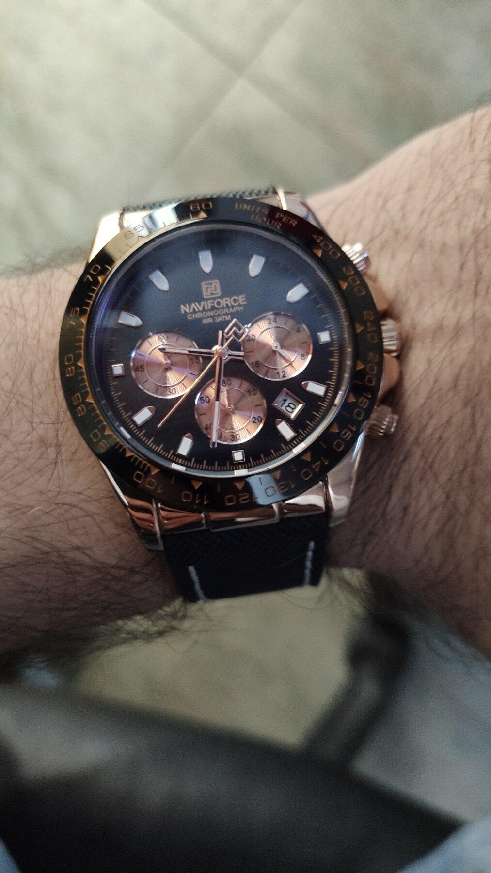 Muški Sportski Sat NaviForce NF8054 Daytona - Rose Gold